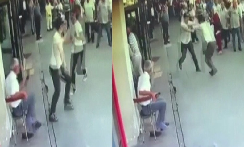 Otogarda bıçaklı dehşet: Taksici kavgasında kan aktı