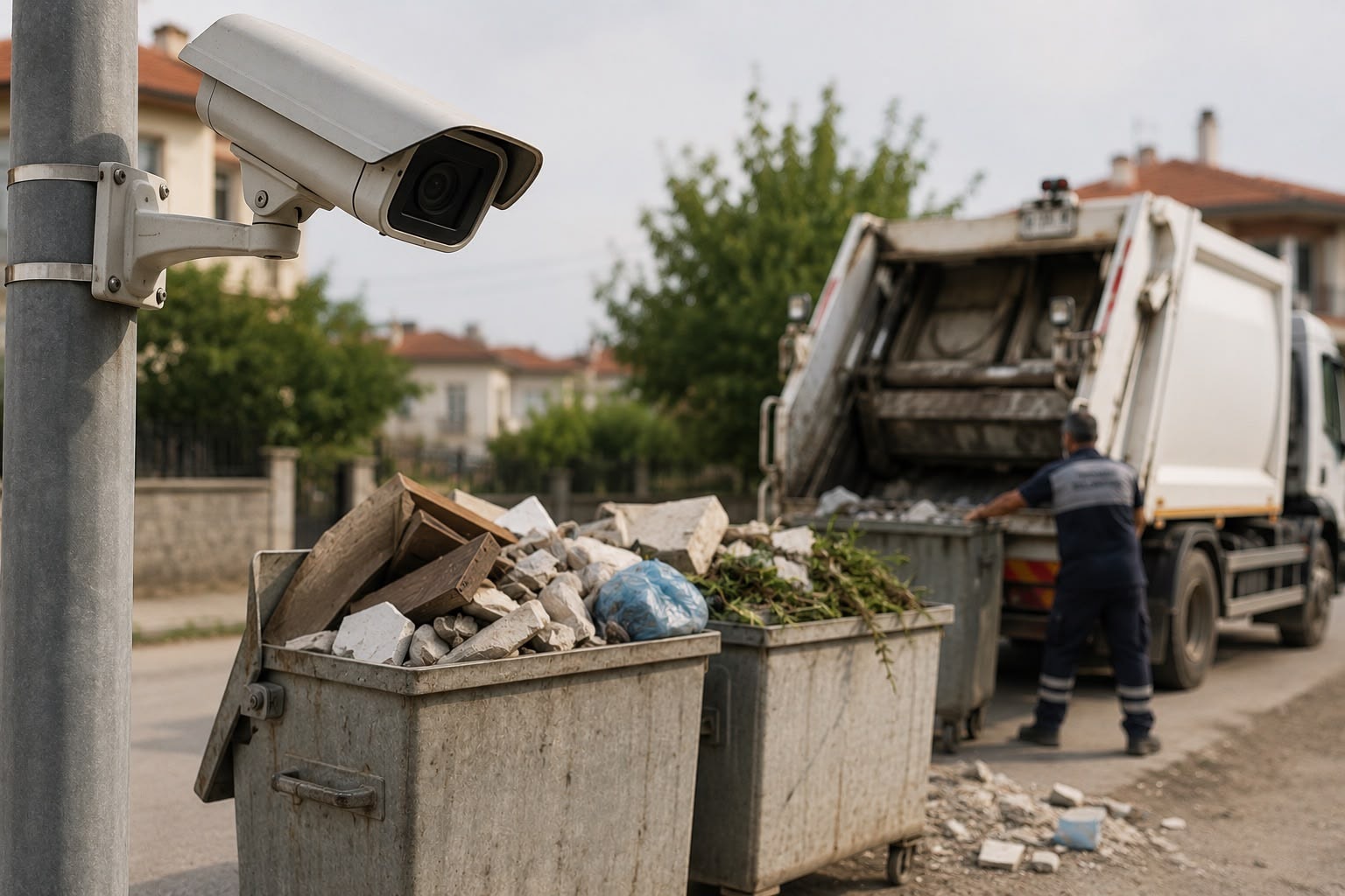 Çöpe kamera dönemi: Belediye, atık denetimi için 800 kameraya çıkıyor