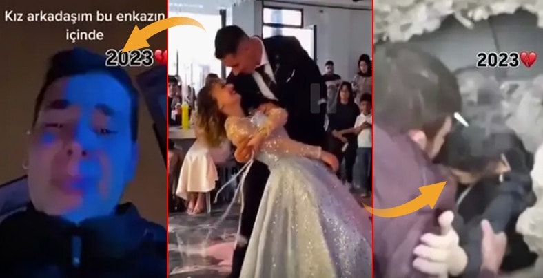 Enkaz altından nişan dansına! Deprem çiftinin mutlu anlarına yorum yağdı