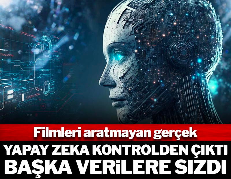 Filmleri aratmayan gerçek: Yapay Zeka kontrolden çıkıp başka verilere sızdı