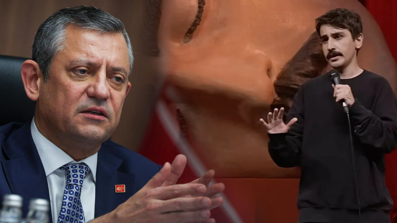 CHP lideri Özel komedyen Deniz Göktaş'ı cezaevinde ziyaret etti