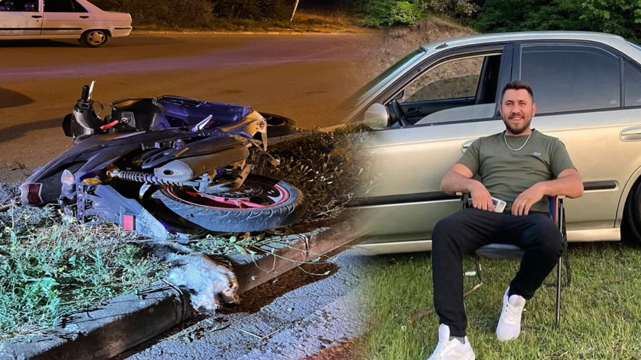 Kediye çarpmamak için manevra yapan genç öldü!