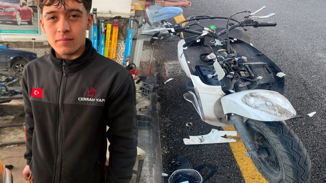 16 yaşındaki çocuk motosiklet kazasında can verdi