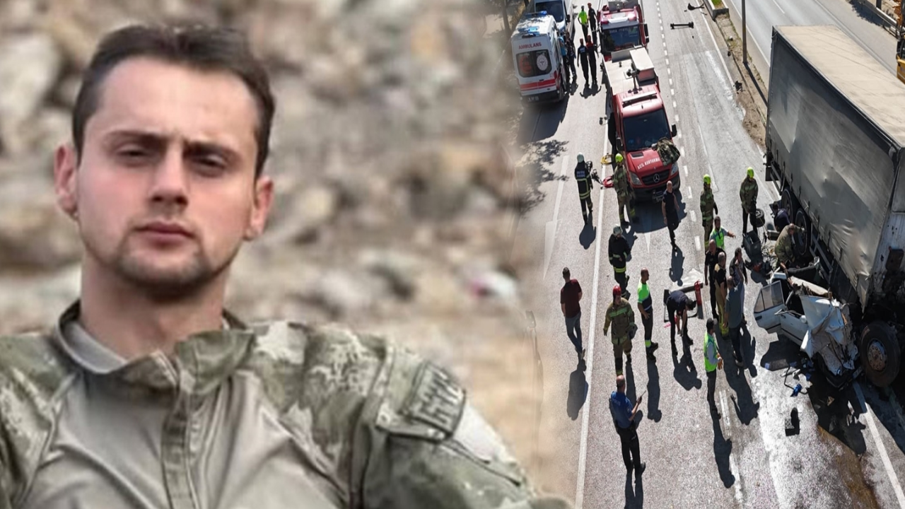 Freni boşalan kamyon can aldı!