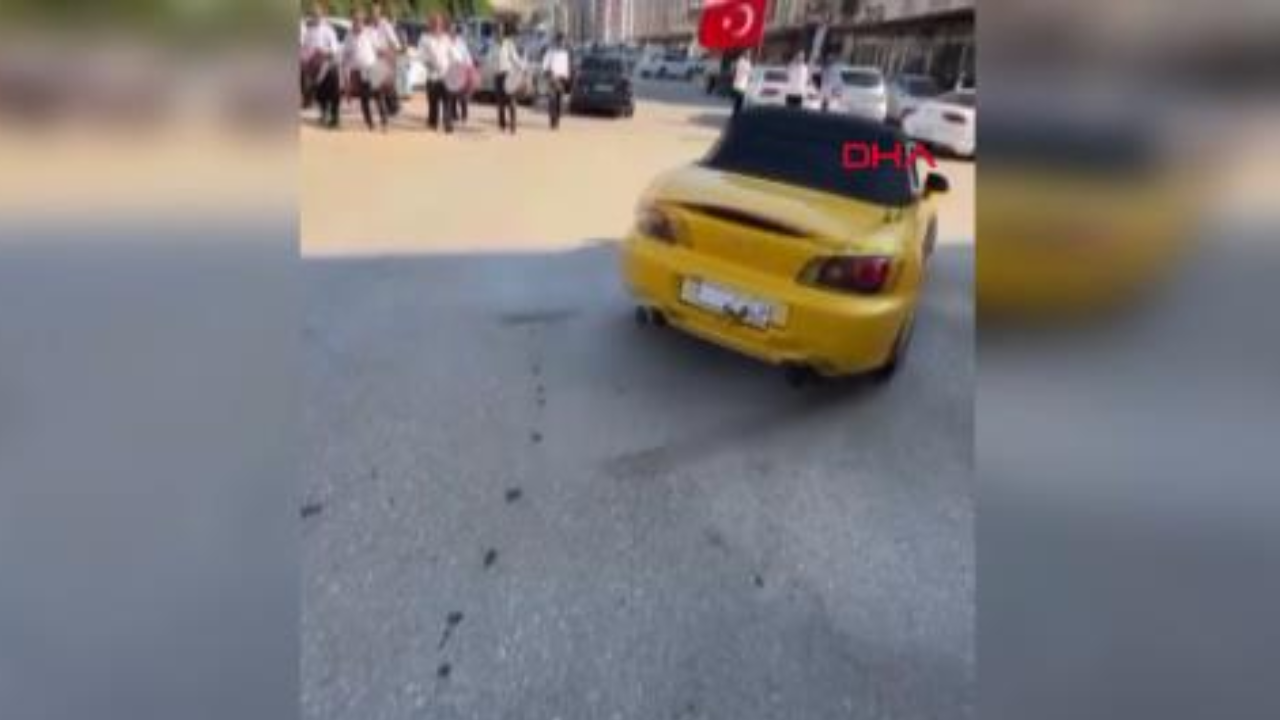 Düğün kutlamasında drifte 156 bin TL ceza