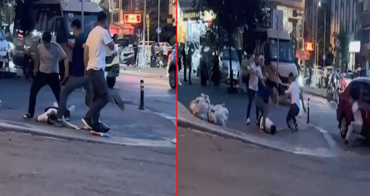 Sokak ortasındaki dehşeti kadın durdurdu! - Sözcü Gazetesi