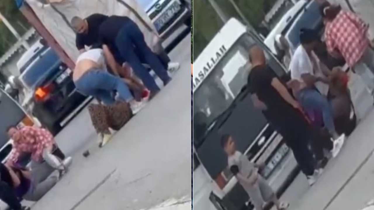 Kadınlar kavga etti ortalık karıştı: O anlar kamerada
