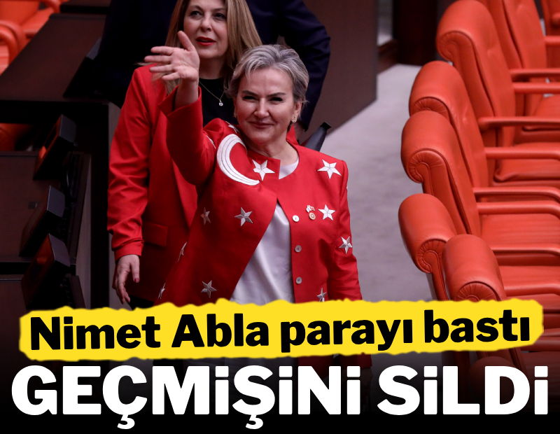 Nimet abla parayı bastı, geçmişini sildi