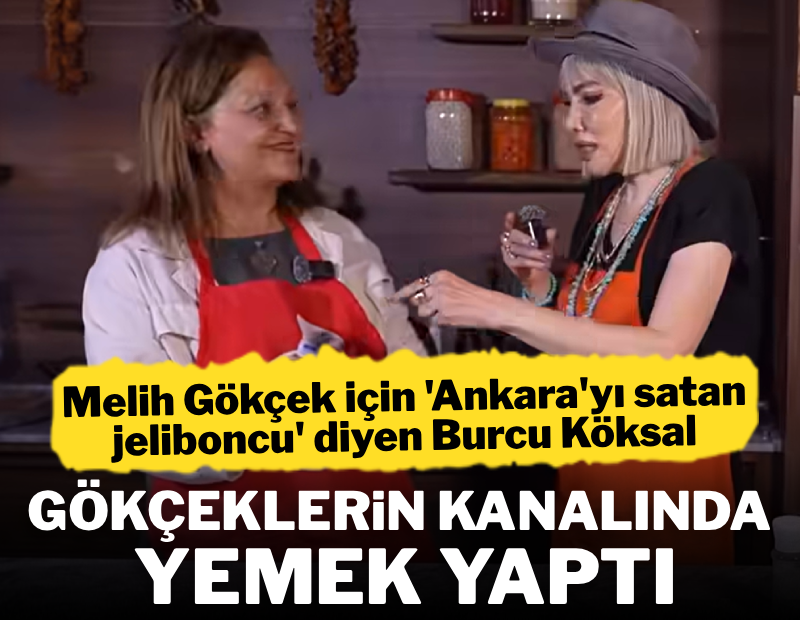 Tüm söylediklerini yuttu, kanalında yemek yaptı