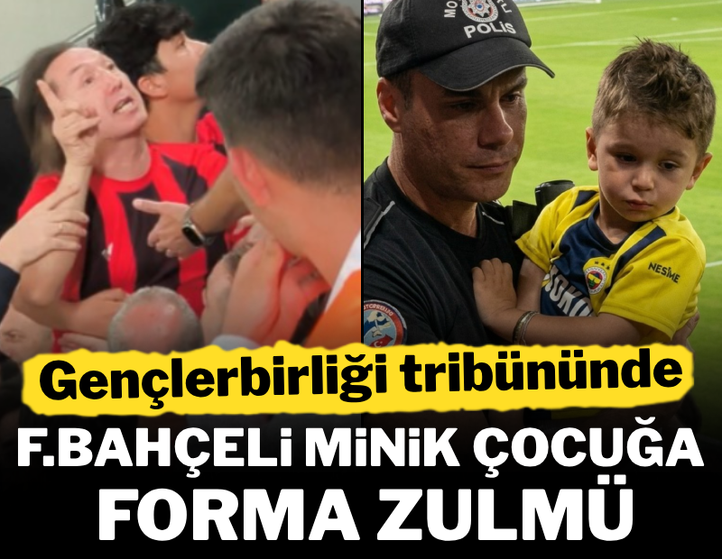 Minik Fenerbahçelinin formasını çıkardılar! Savcılık harekete geçti