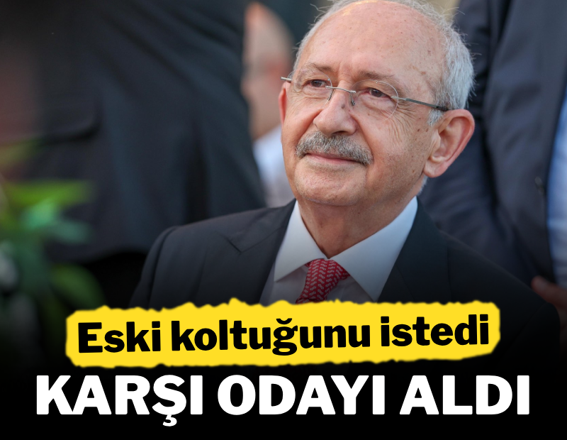 Eski koltuğunu istedi, karşı odayı aldı