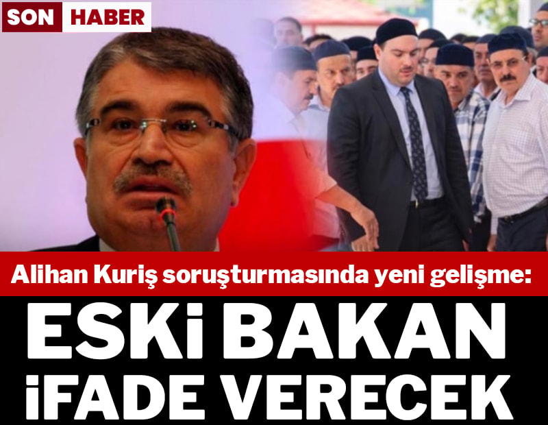 SON DAKİKA... İdris Naim Şahin ifade verecek