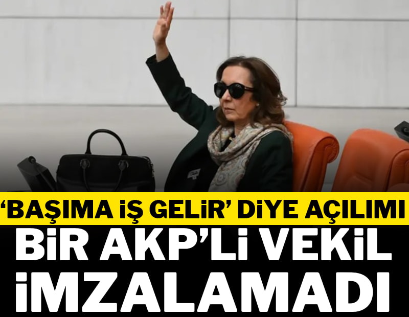 ‘Başıma iş gelir’ diye açılımı bir AKP’li vekil imzalamadı