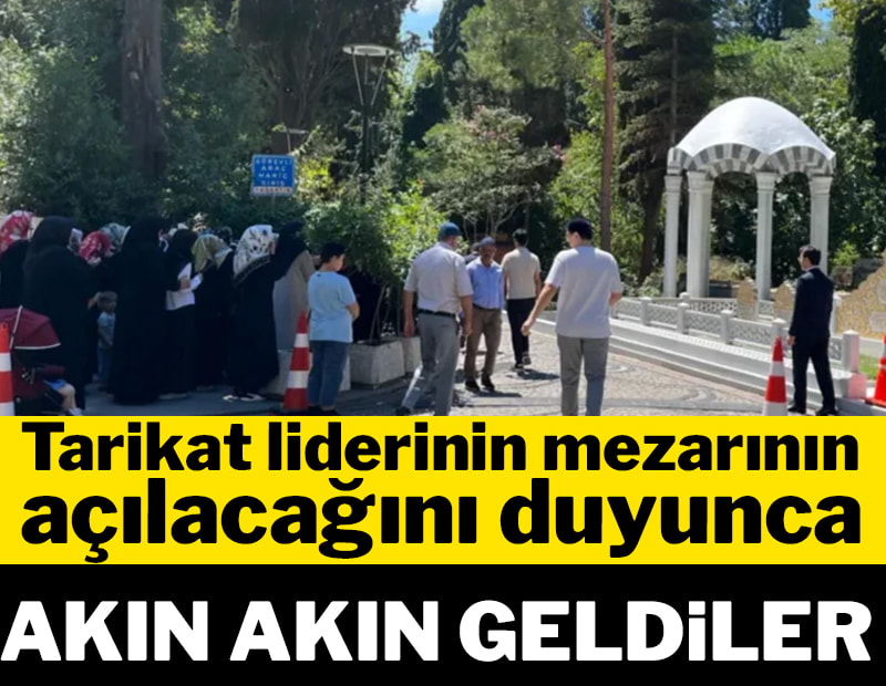 Cemaat üyeleri Karacaahmet Mezarlığı'nda toplandı