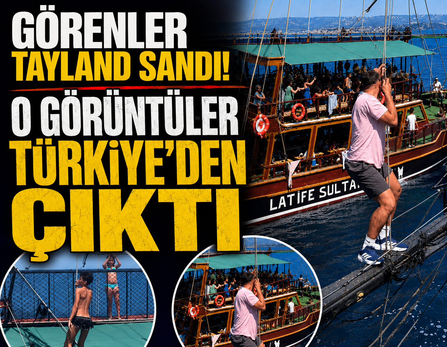 Rus turist paylaştı: Görenler Tayland sandı! Bu görüntüler Türkiye'den çıktı