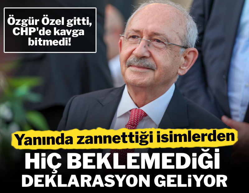 Kılıçdaroğlu'na hiç beklemediği deklarasyon geliyor
