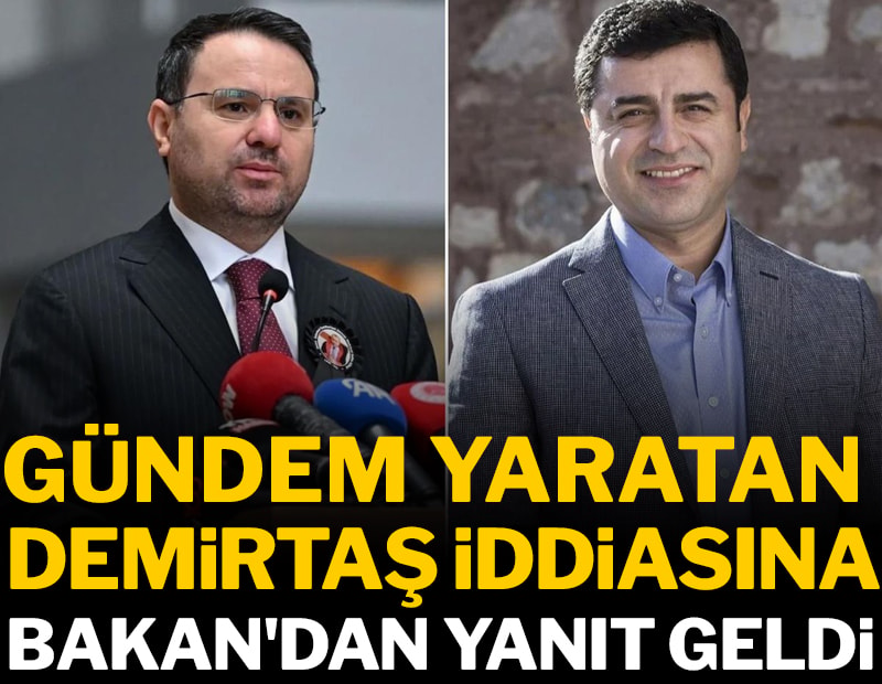 Demirtaş iddiasına Bakan Gürlek'ten yanıt geldi