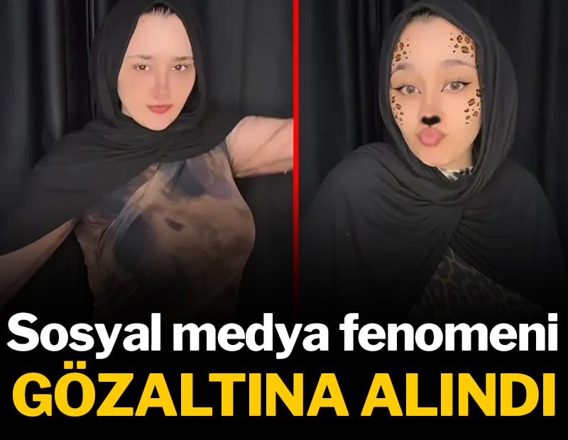 Sosyal medya fenomeni 'Alyanure' gözaltına alındı