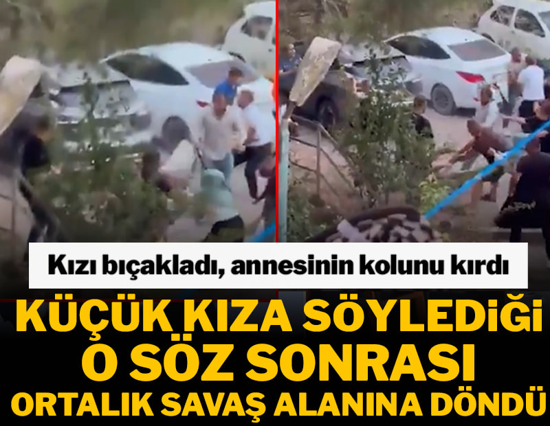 Köpeğini gezdiren küçük kıza söylediği o söz sonrası ortalık savaş alanına döndü