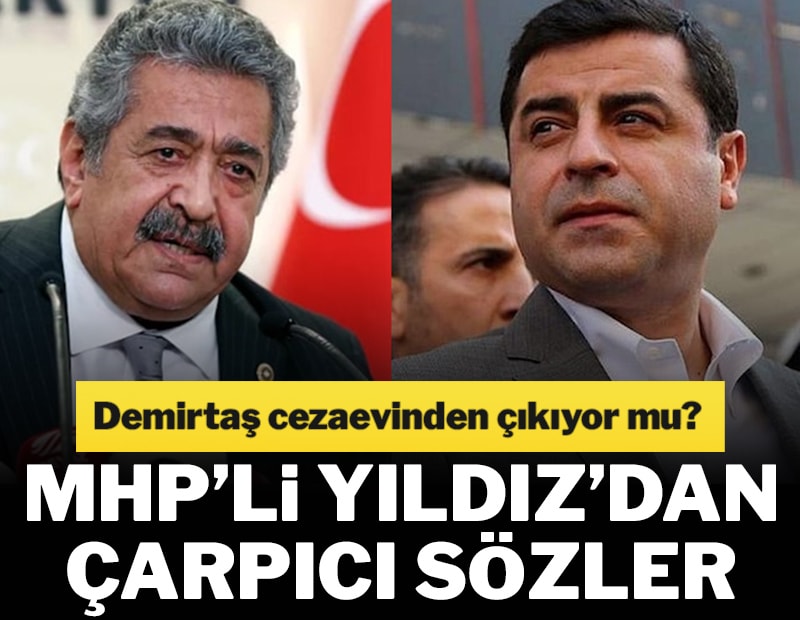 MHP'li Yıldız'dan dikkat çeken Demirtaş açıklaması