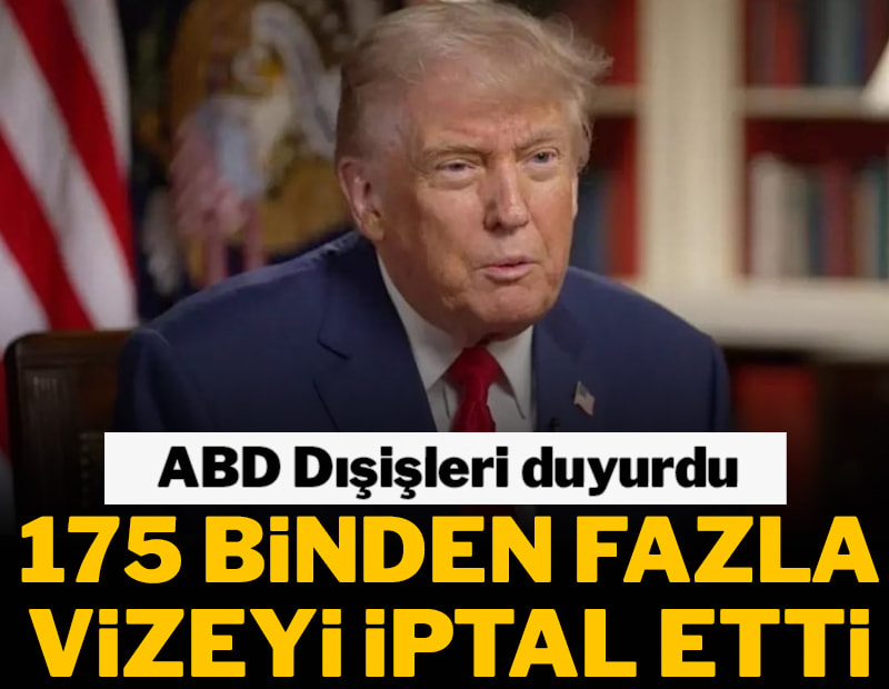 ABD, Trump döneminde 175 binden fazla vizeyi iptal etti
