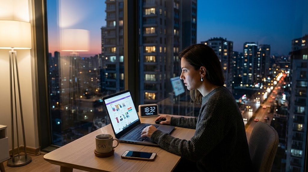 18:00 ile 00:00 arasında internet alışverişi yapanlar yandı