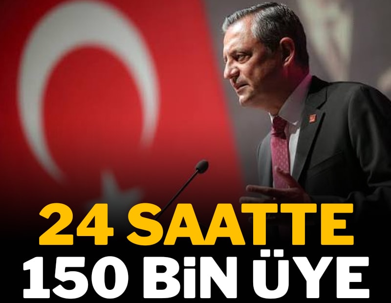 24 saatte 150 bin üye  314 milyon lira bağış