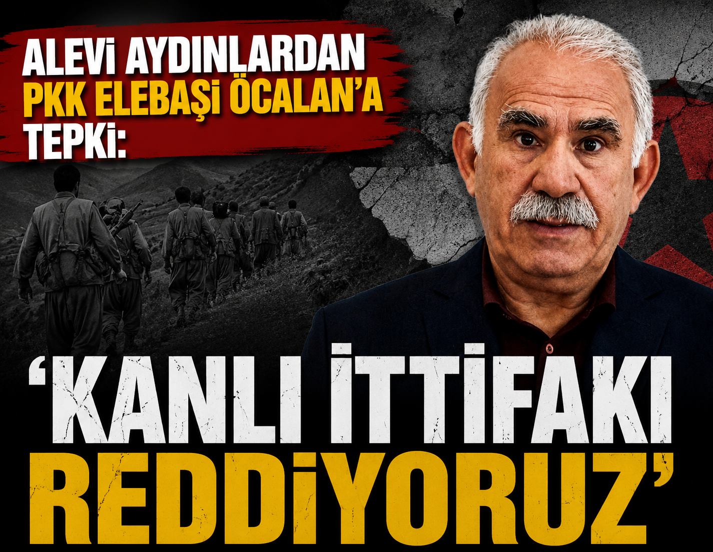 Alevi aydınlardan PKK terör örgütü elebaşısı Öcalan’a tepki: “Kanlı ittifakı reddediyoruz’