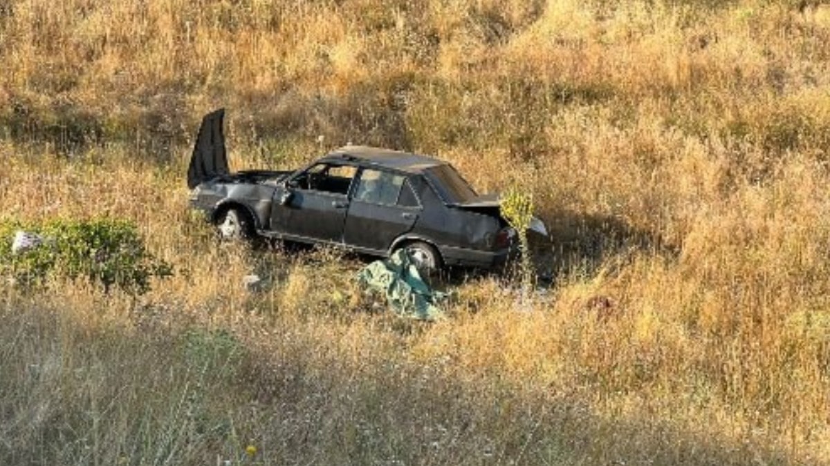 Düğünden dönüyordu... Şarampole yuvarlanan otomobilde hayatını kaybetti