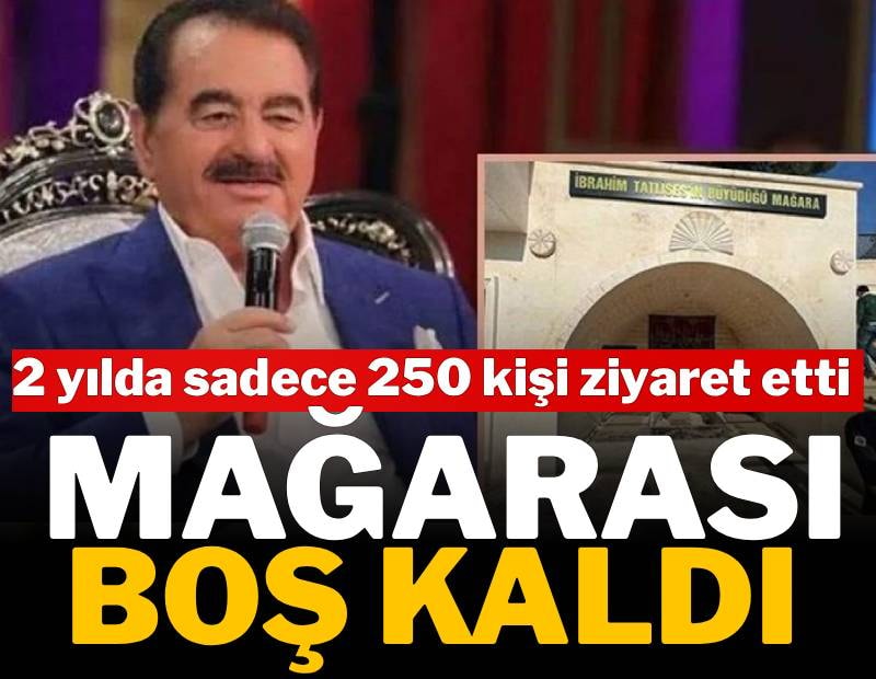 İbrahim Tatlıses'in mağarası boş kaldı: 2 yılda sadece 250 kişi ziyaret etti