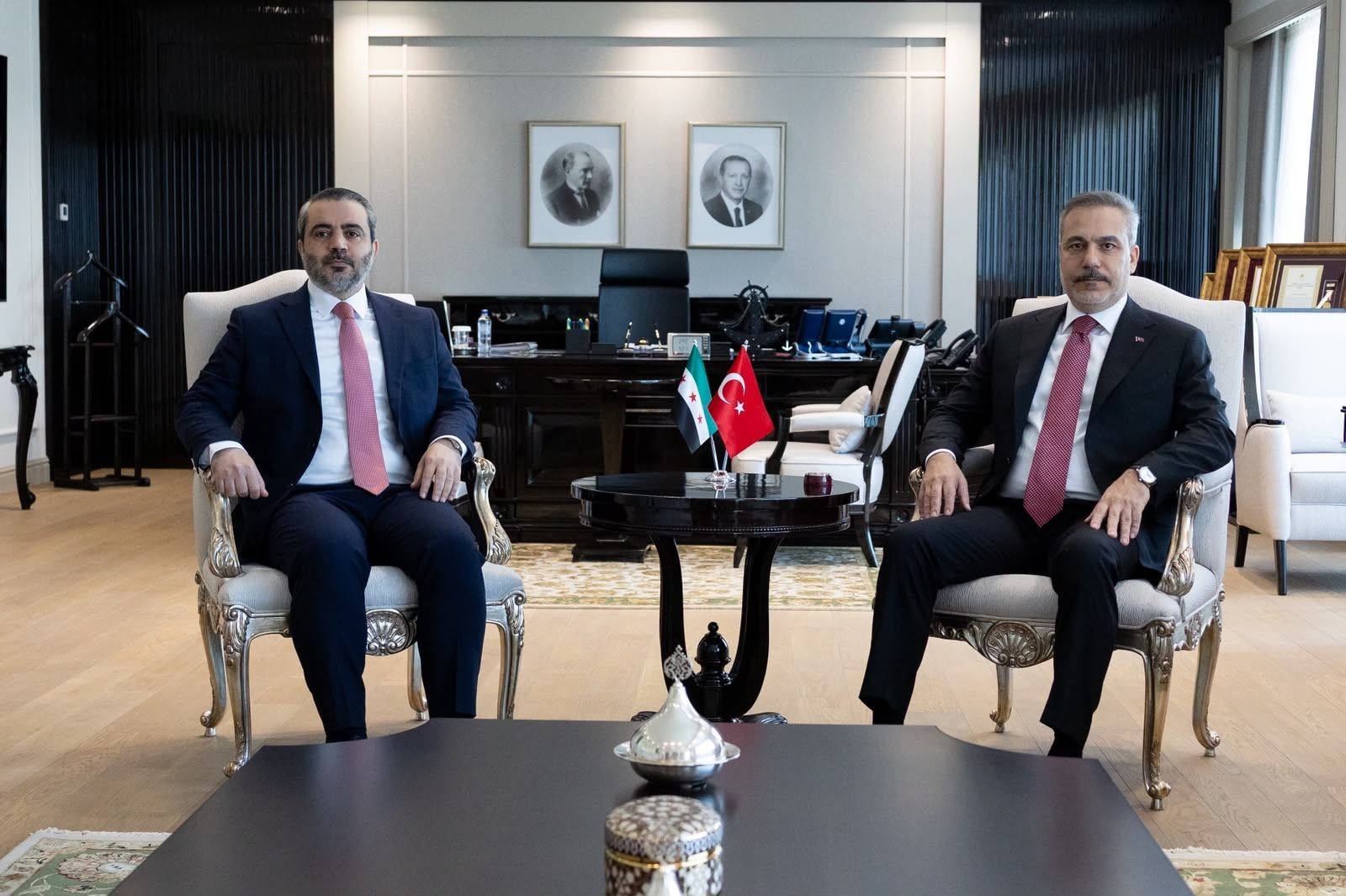 Hakan Fidan, Suriyeli mevkidaşıyla görüştü: İşbirliği vurgusu yaptı