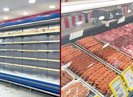 Yoksulluğun fotoğrafıTürkiye’de dar gelirlinin sofrasından kırmızı et her geçen gün biraz daha uzaklaşıyor. Bunun en çarpıcı fotoğrafı Ankara’daki bir gross markette çekildi.