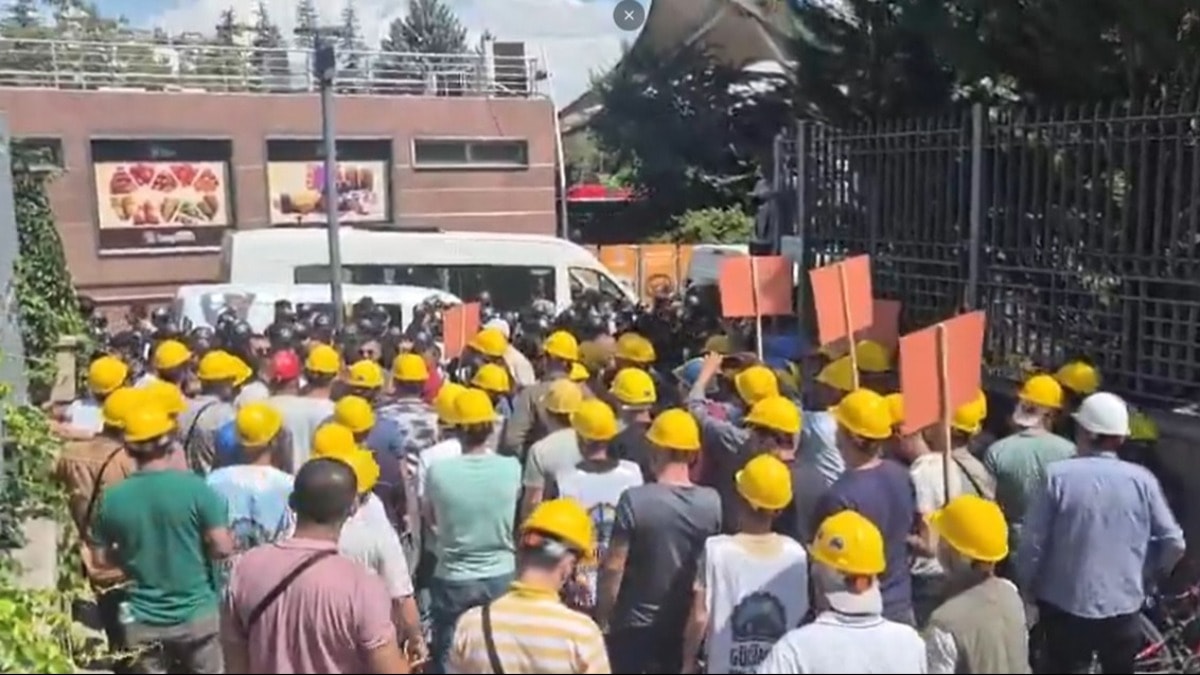 Madenci devletine sığamadı!