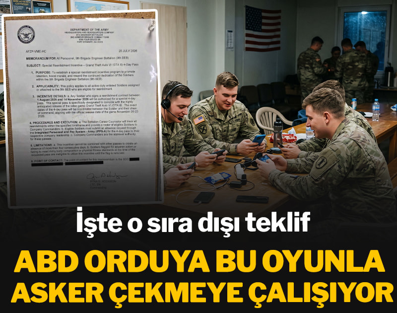 ABD, orduya bu oyunla asker çekmeye çalışıyor: İşte o sıra dışı teklif