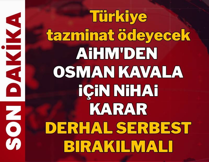 AİHM: Kavala en kısa sürede serbest bırakılmalı