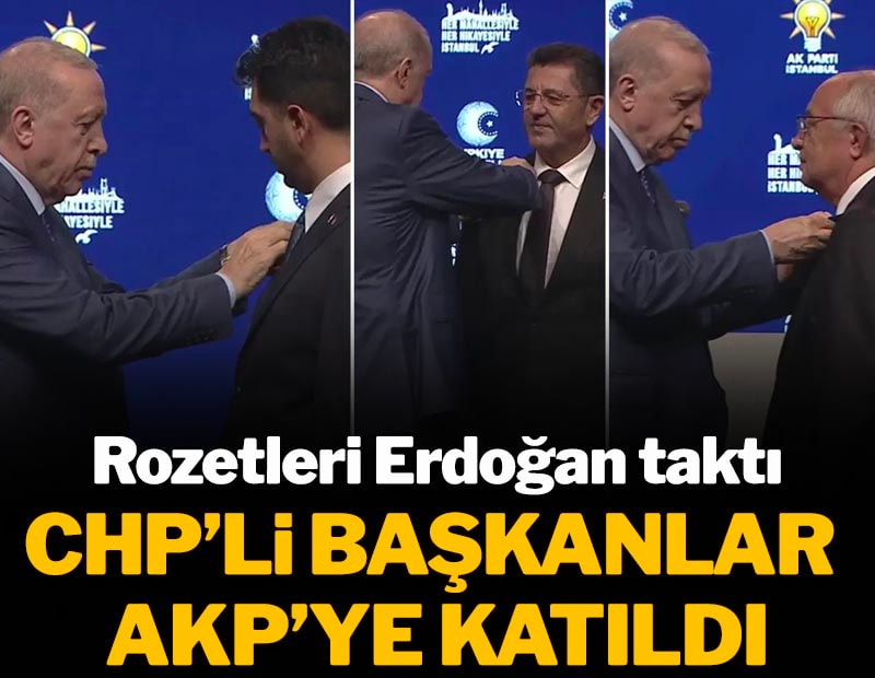 Üç CHP'li Başkan AKP'ye katıldı: İlk fotoğraf geldi