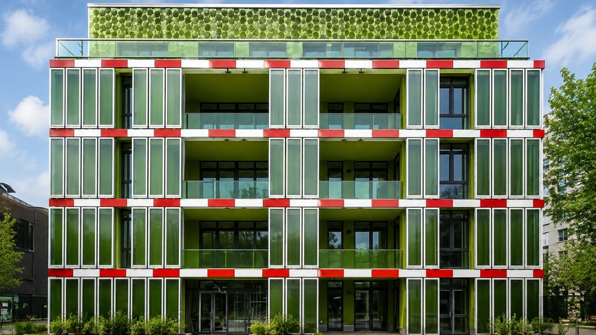 Evleri artık böyle ısıtacaklar: 129 canlı paneli tek tek binanın cephesine yerleştirdiler