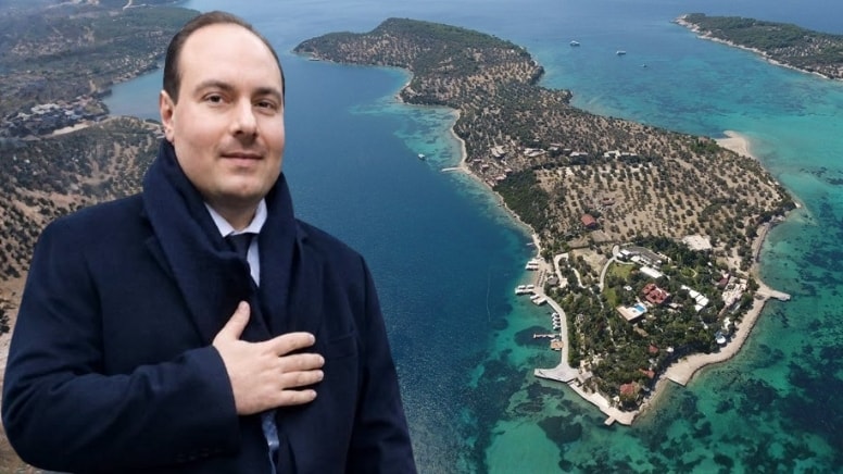 İzmir açıklarındaki cennet ada tarikatın malı çıktı!