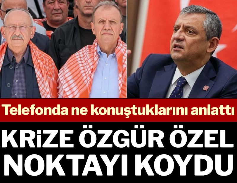 Vahap Seçer krizine Özgür Özel noktayı koydu! Telefonda ne konuştuklarını açıkladı
