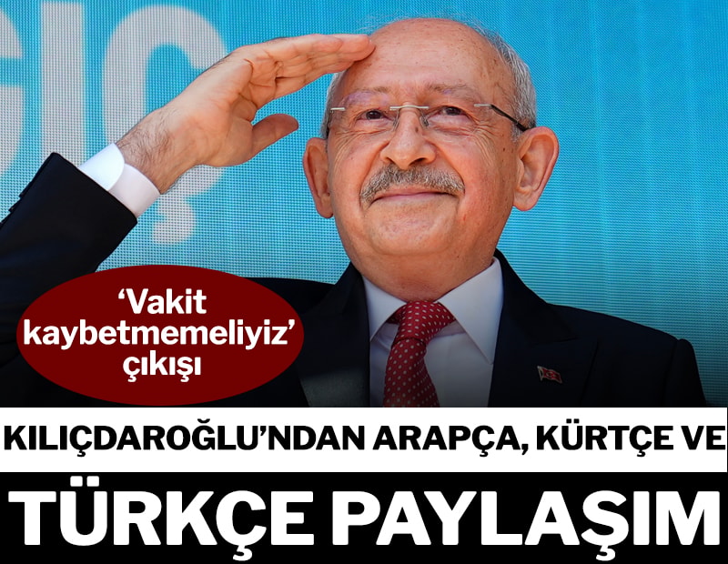 Kılıçdaroğlu’ndan SDG’nin feshi sonrası dikkat çeken çağrı... Türkçe, Kürtçe ve Arapça paylaşım yaptı