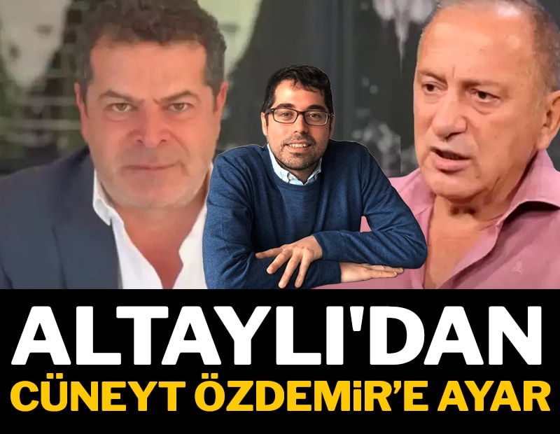 Medya dünyasında üslup tartışması:  Fatih Altaylı'dan Cüneyt Özdemir’e ayar