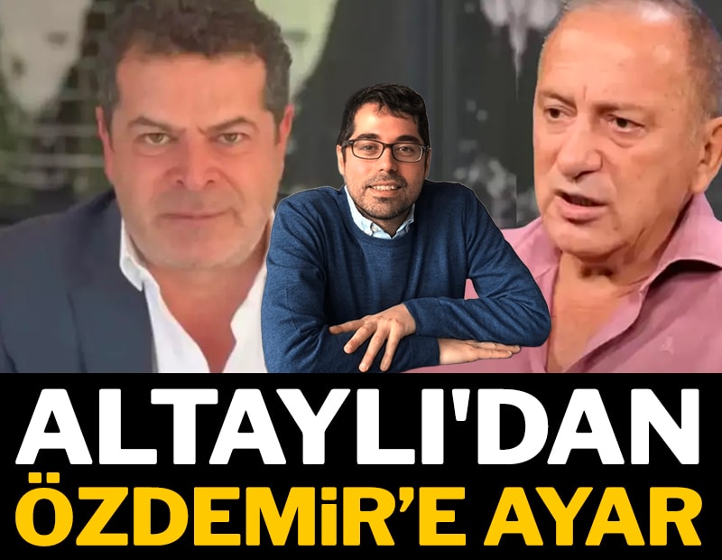 Medya dünyasında üslup tartışması:  Fatih Altaylı'dan Cüneyt Özdemir’e ayar