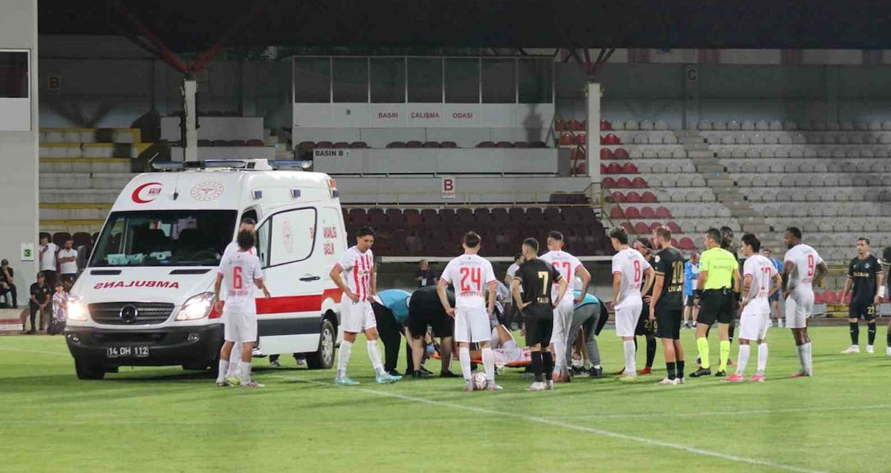 Oyuna girdikten 1 dakika sonra hastaneye kaldırıldı