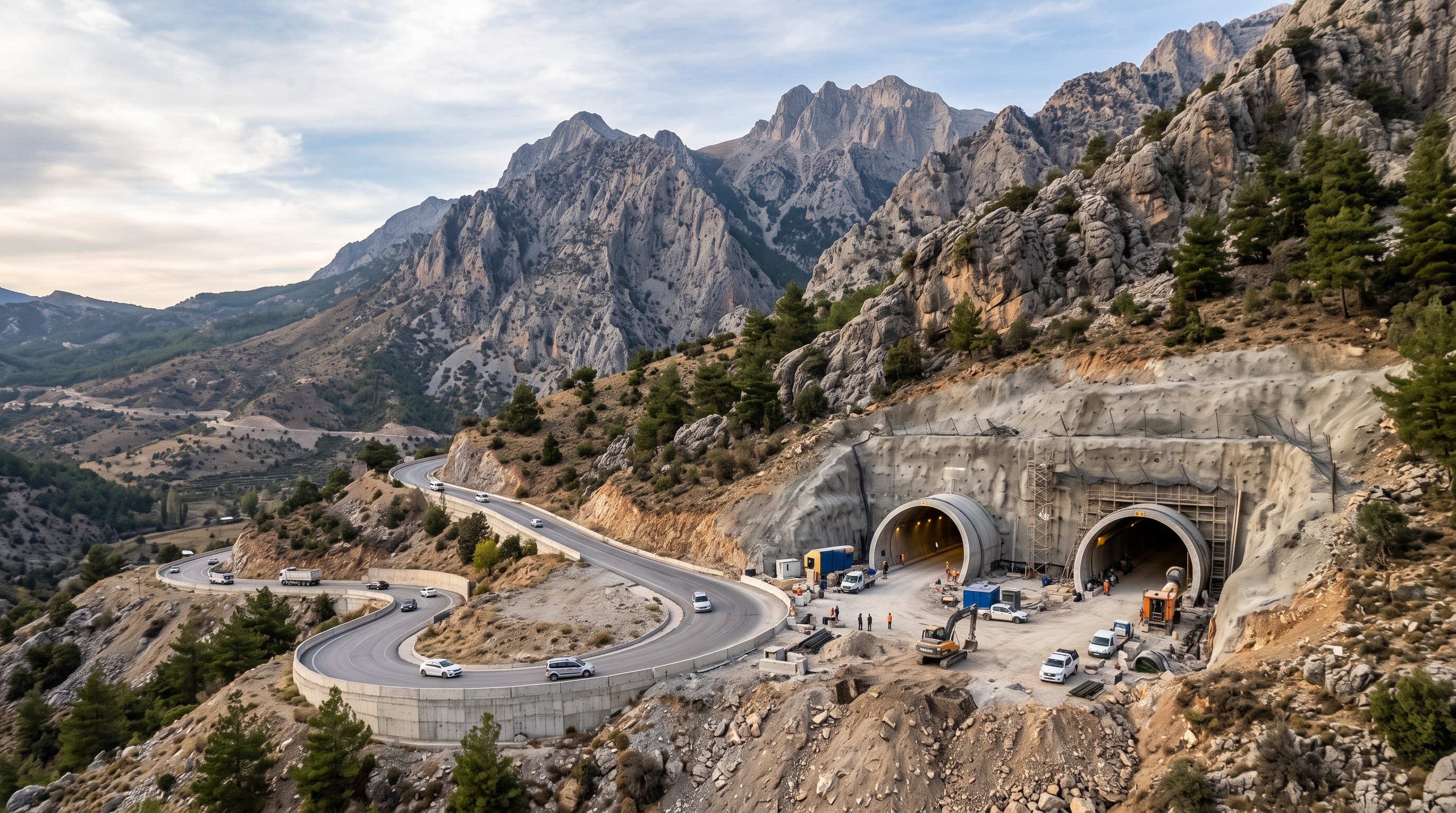 Türkiye'de dağın altına dev tünel inşa ediliyor: İki şehir arasındaki ulaşım çilesini bitirecek
