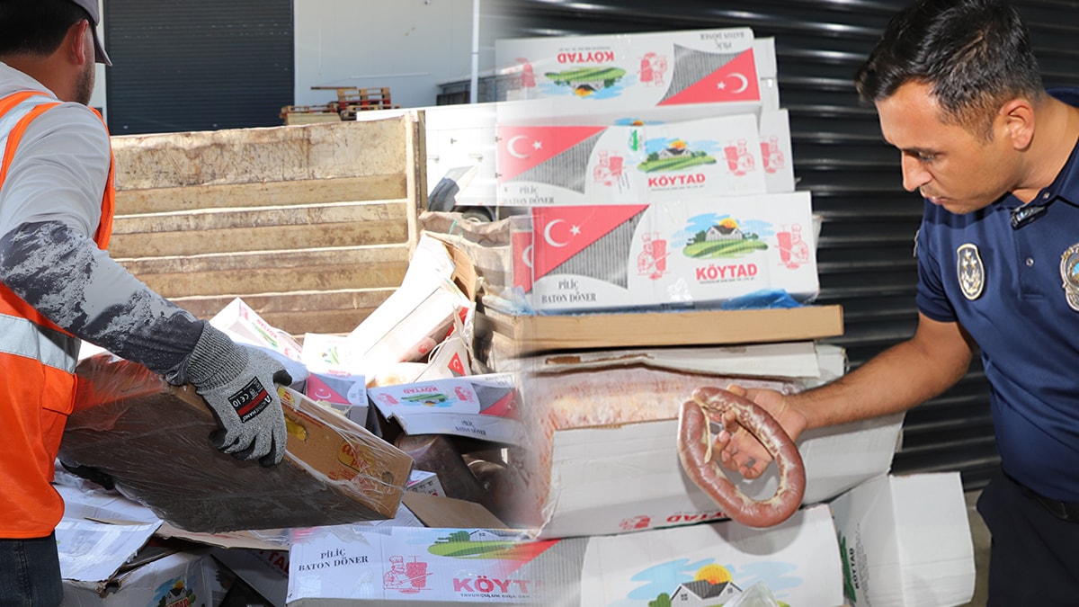 Soğuk hava deposunda skandal: vatandaşın sofrasına gidecekti