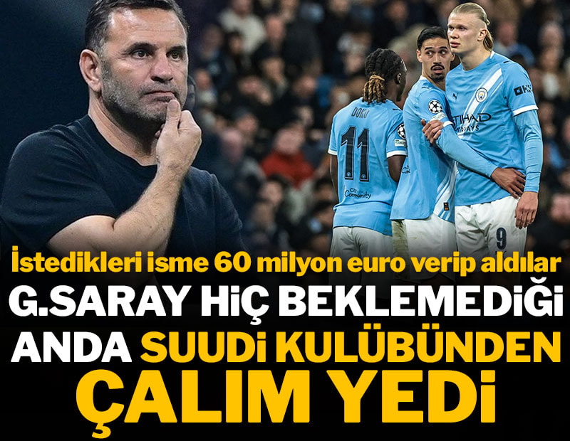 Galatasaray'a transferde bir soğuk duş daha: İstedikleri isme 60 milyon euro verip aldılar