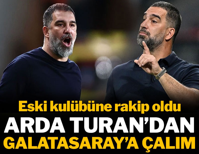 Arda Turan'dan Galatasaray'a çalım: Rakip oldular