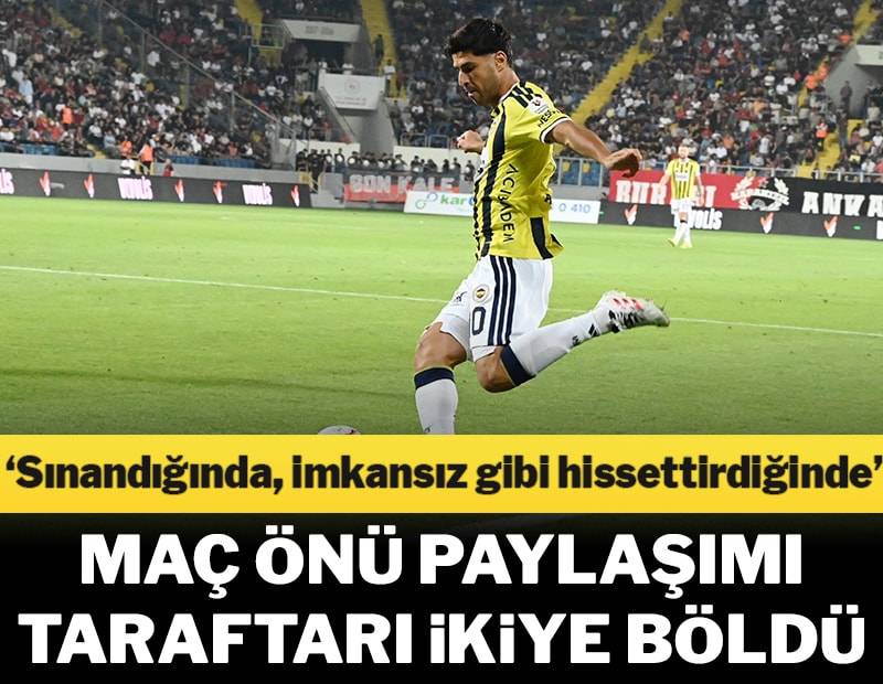 Asensio'dan imalı paylaşım: 'İmkansız gibi hissettirdiğinde...'