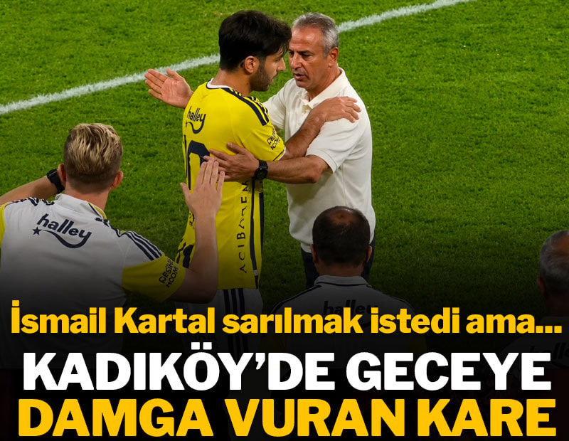 İsmail Kartal sarılmak istedi: Kadıköy'de geceye damga vuran kare