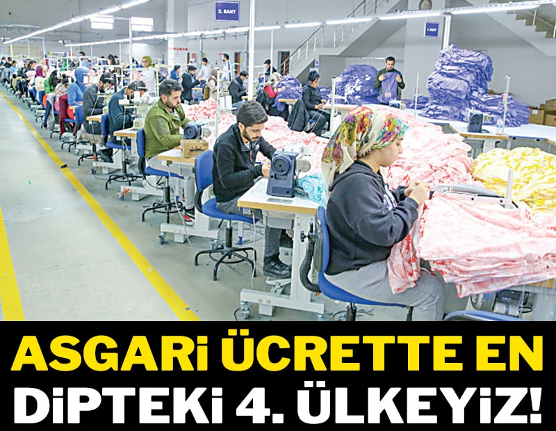 Asgari ücrette küme düştük